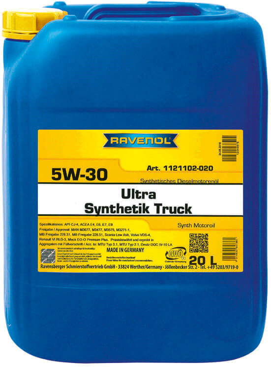 Моторне мастило Ravenol Ultra Synthetik Truck 5W-30