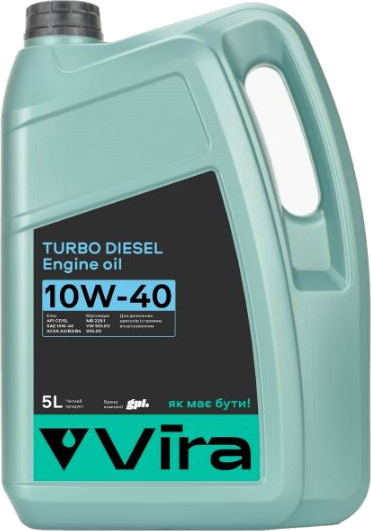 Моторне мастило VIRA Turbo Diesel 10W-40
