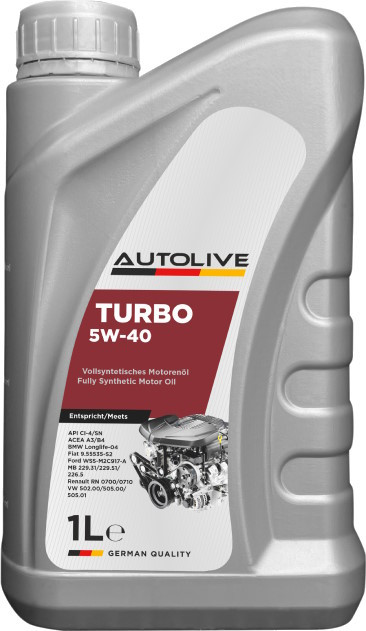 Моторне мастило AutoLive Turbo 5W-40