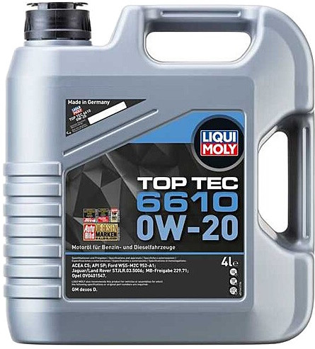 Моторне мастило Liqui Moly Top Tec 6610 0W-20