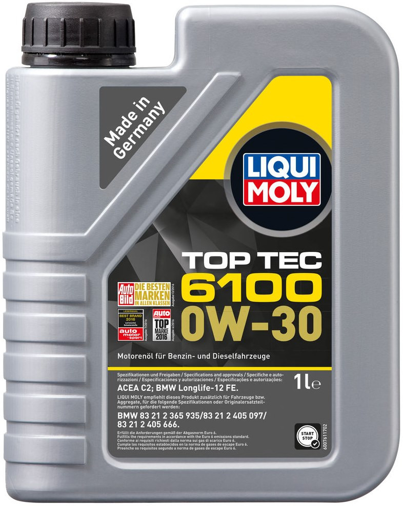 Моторне мастило Liqui Moly Top Tec 6100 0W-30