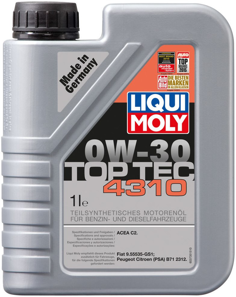 Моторное масло Liqui Moly Top Tec 4310 0W-30