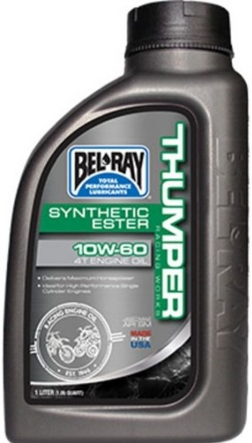 Моторне мастило Bel-Ray Thumper Racing Works Synthetic Ester 4T 10W-60