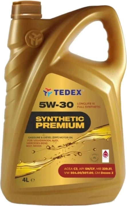 Моторное масло Tedex Synthetic Premium 5W-30 4L