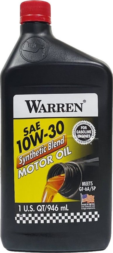 Моторне мастило Warren Oil Synthetic Blend 10W-30 0.946L