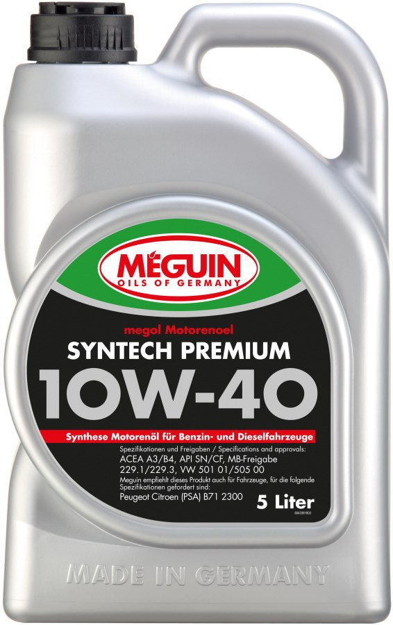 Моторне мастило Meguin Syntech Premium 10W-40
