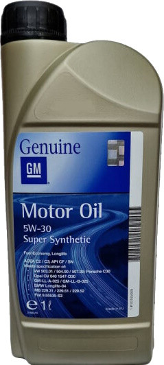 Моторне мастило GM Super Synthetic 5W-30