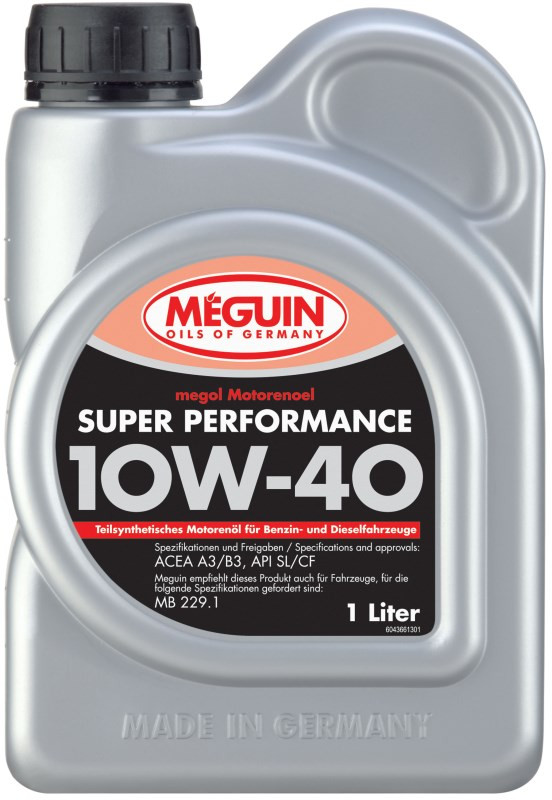 Моторне мастило Meguin Super Performance 10W-40