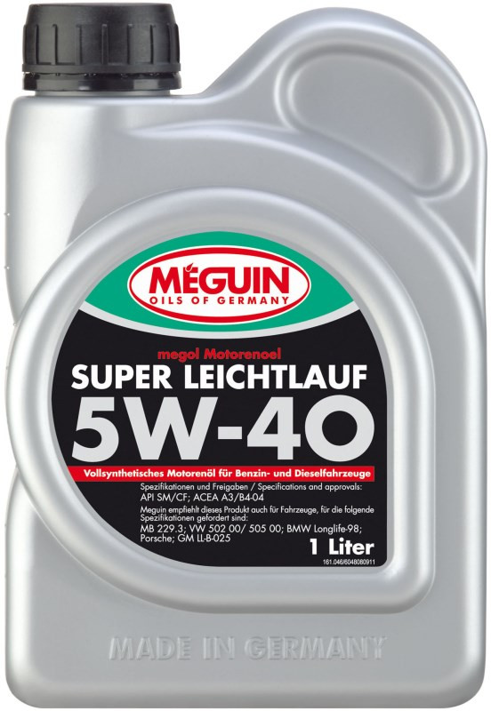 Моторне мастило Meguin Super Leichtlauf 5W-40