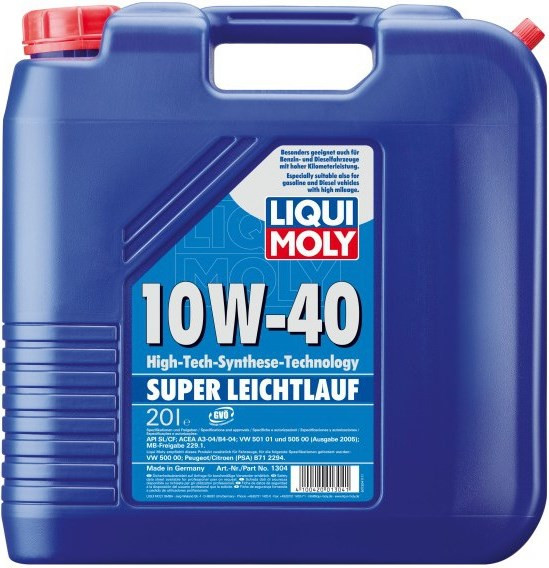 Моторное масло Liqui Moly Super Leichtlauf 10W-40