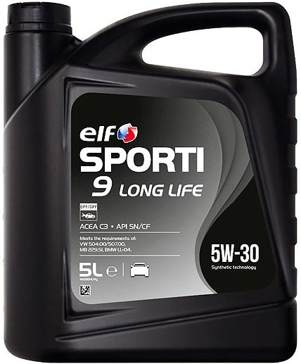 Моторне мастило ELF Sporti 9 Long Life 5W-30