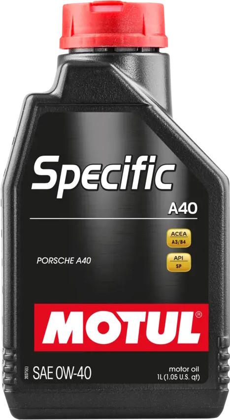 Моторное масло Motul Specific A40 0W-40