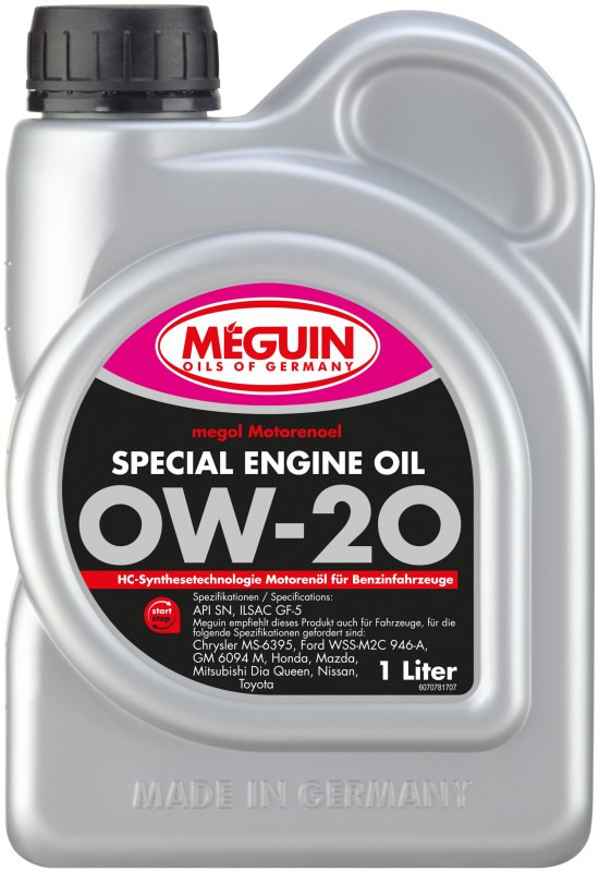 Моторне мастило Meguin Special Engine Oil 0W-20