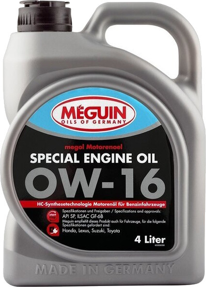 Моторне мастило Meguin Special Engine Oil 0W-16