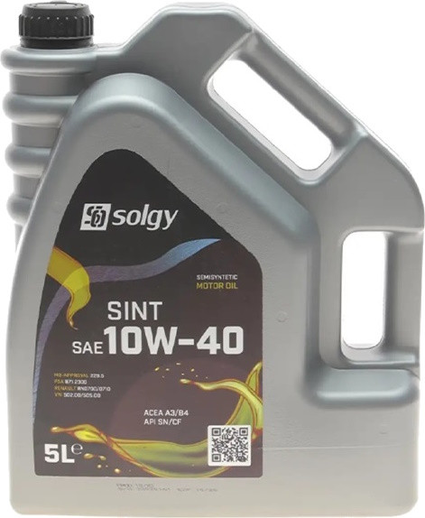 Моторное масло Solgy Sint 10W-40