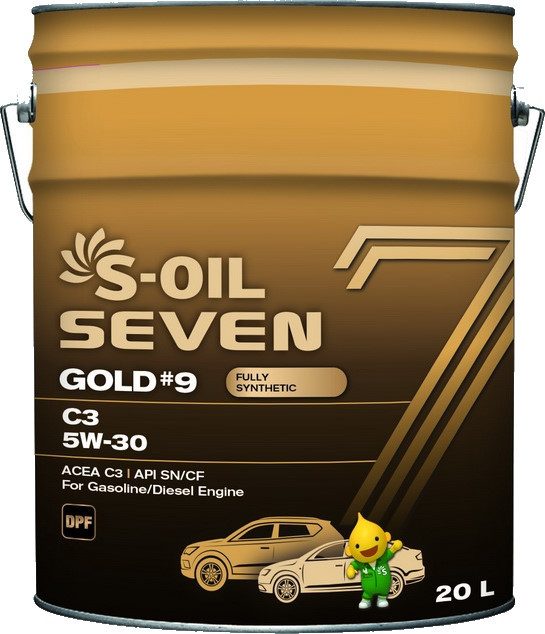 Моторне мастило S-Oil Seven Gold 9 C3 5W-30
