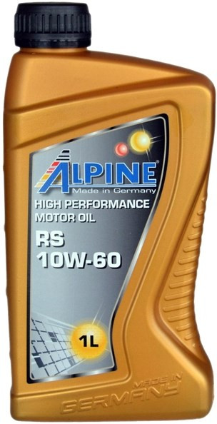 Моторное масло Alpine RS 10W-60