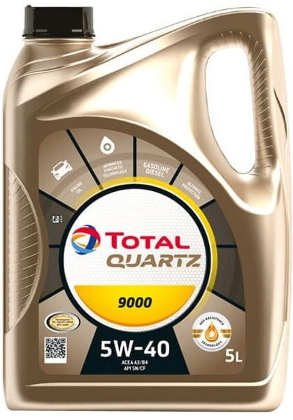 Моторное масло Total Quartz 9000 5W-40