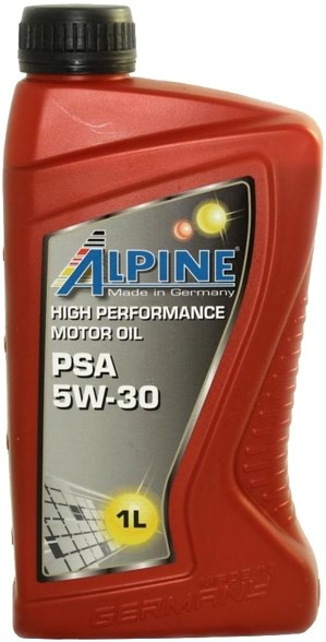 Моторное масло Alpine PSA 5W-30