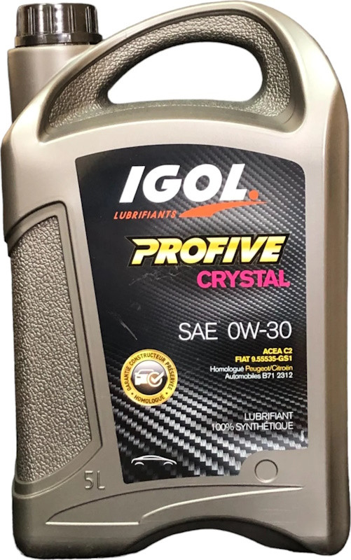 Моторное масло Igol Profive Crystal 0W-30