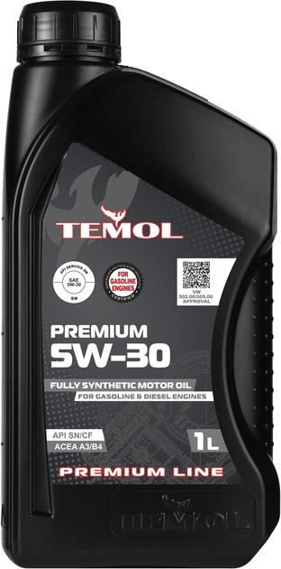 Моторне мастило Temol Premium 5W-30