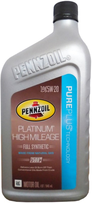 Моторное масло Pennzoil Platinum High Mileage 5W-20 1L