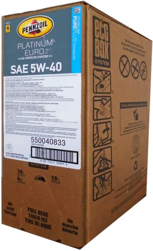 Моторне мастило Pennzoil Platinum Euro 5W-40