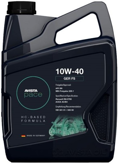Моторне мастило AVISTA Pace GER FS 10W-40 1L