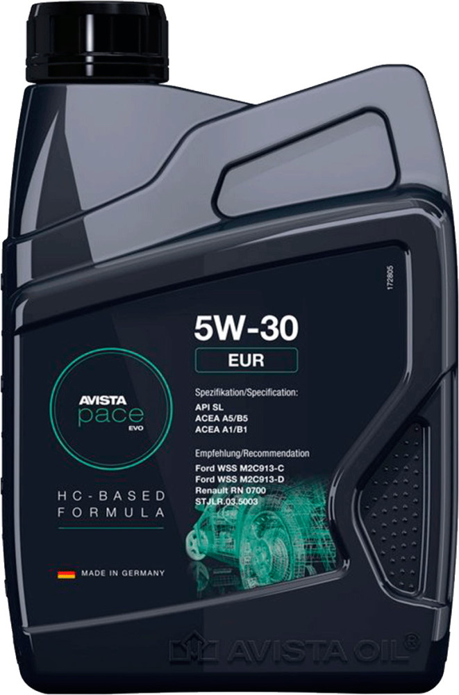 Моторне мастило AVISTA Pace EVO EUR 5W-30