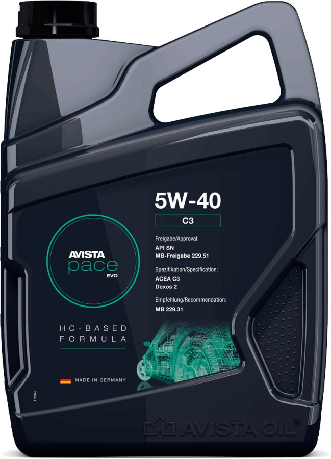 Моторне мастило AVISTA Pace EVO C3 5W-40