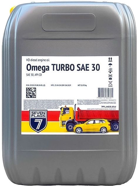Моторное масло 7Flags Omega Turbo SAE30
