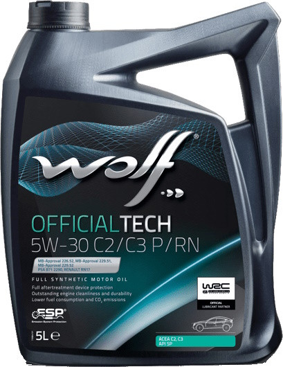 Моторне мастило WOLF Officialtech 5W-30 C2/C3 P/RN