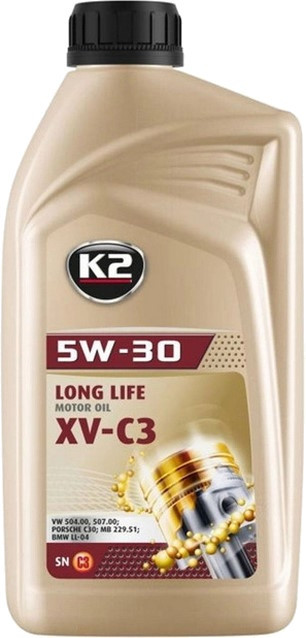 Моторне мастило K2 Motor Oil 5W-30 Long Life XV-C3