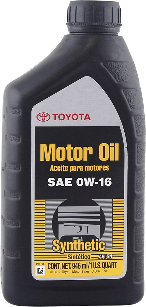 Моторне мастило Toyota Motor Oil 0W-16 SN