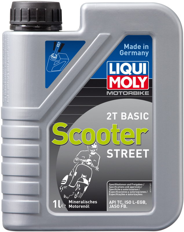 Моторное масло Liqui Moly Motorbike 2T Basic Scooter Street L-EGB 1L