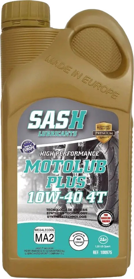 Моторное масло Sash Motolub Plus 4T 10W-40 1L