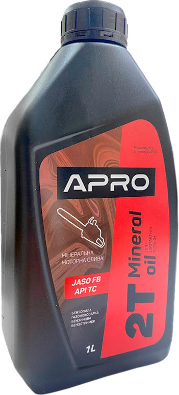 Моторное масло Apro Mineral 2T 1L