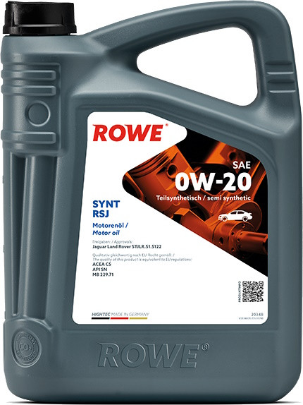 Моторное масло Rowe Hightec Synt RSJ 0W-20