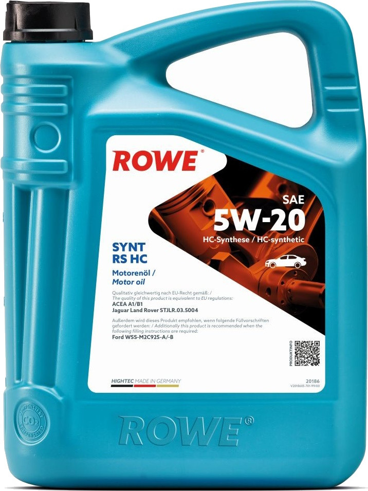 Моторное масло Rowe Hightec Synt RS HC 5W-20
