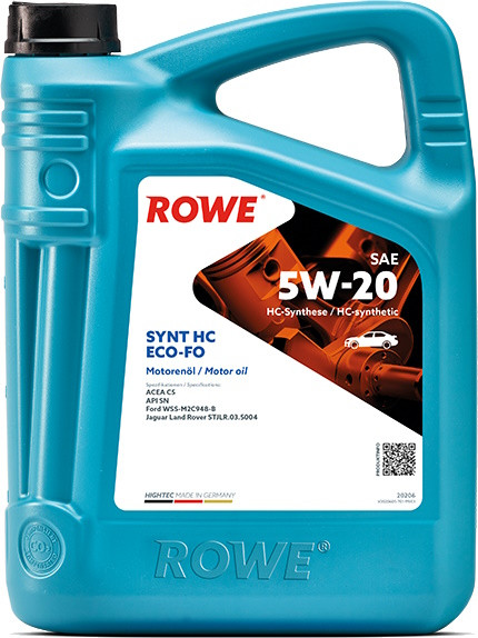 Моторное масло Rowe Hightec Synt HC ECO-FO 5W-20