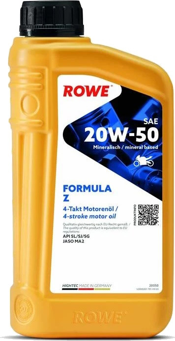 Моторне мастило Rowe Hightec Formula 20W-50 Z