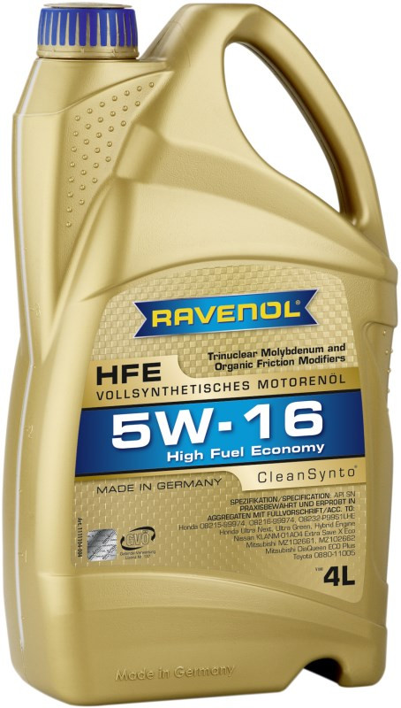 Моторне мастило Ravenol HFE 5W-16