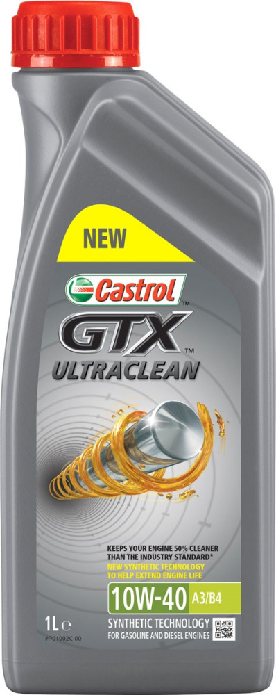 Моторное масло Castrol GTX Ultraclean 10W-40 A3/B4