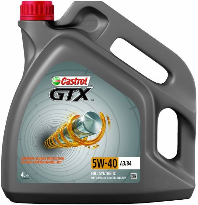 Моторное масло Castrol GTX 5W-40 A3/B4