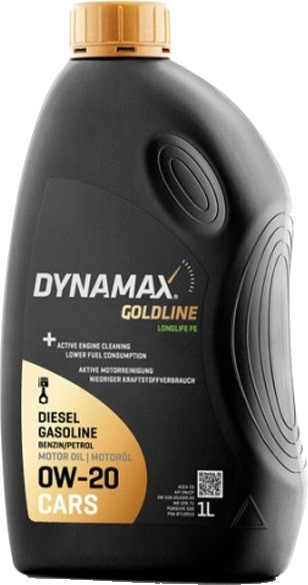 Моторное масло Dynamax Goldline Longlife FE 0W-20