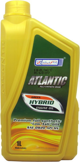 Моторне мастило Atlantic Green-Hybrid 0W-20