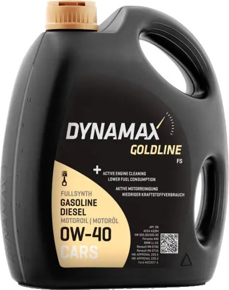 Моторное масло Dynamax Goldline FS 0W-40