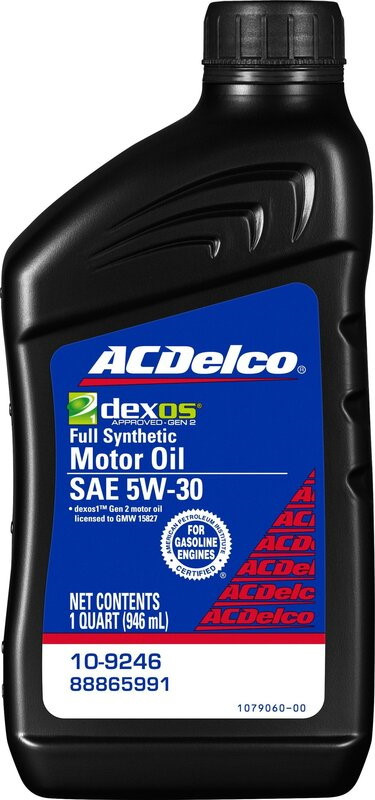 Моторное масло ACDelco Full Synthetic Dexos 1 Gen 2 5W-30