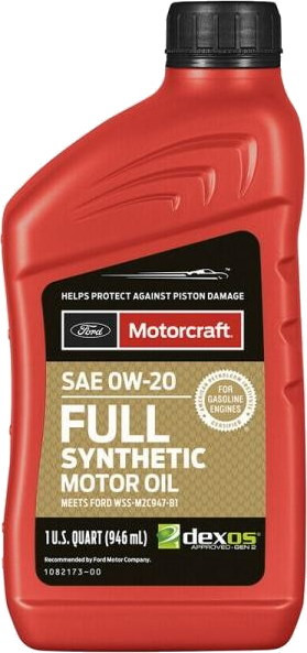 Моторное масло Motorcraft Full Synthetic 0W-20