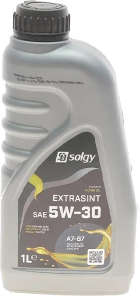 Моторное масло Solgy Extrasint A7-B7 5W-30